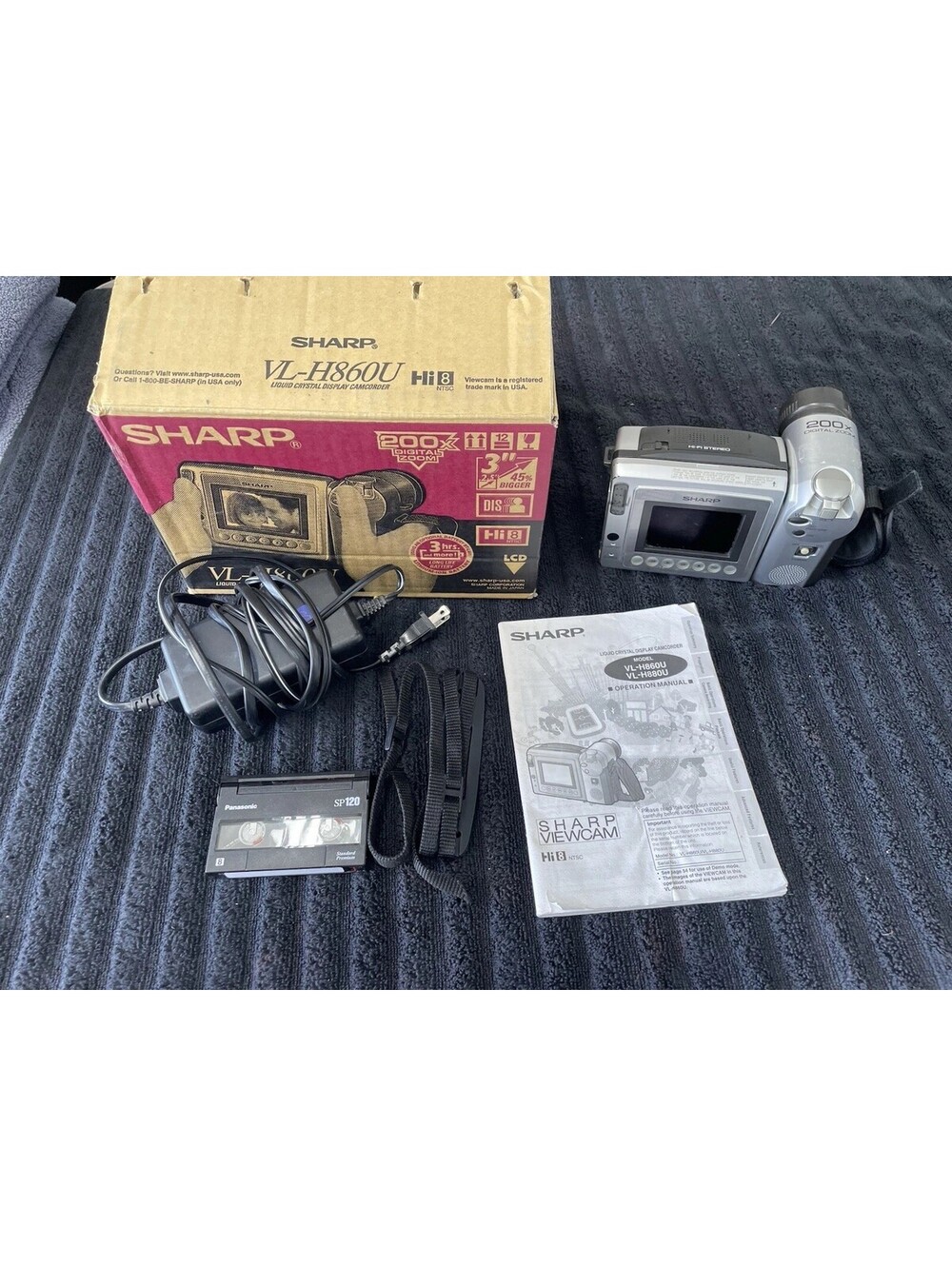 Sharp VL-H860 VL-H860U HI8 HI 8 8mm Video8 Camcorder VCR Player Video Transfer